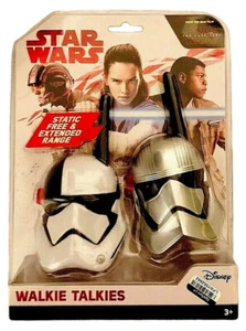 Disney Star Wars The Last Jedi Walkie Talkies Par Estático Libre Rango Extendido - Imagen 1 de 2