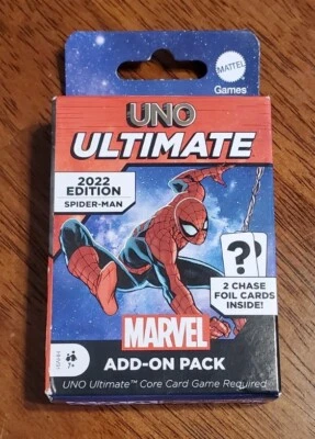 UNO Ultimate 2022 Marvel Spider-Man Add-On Pack UNO Ultimate Card Game NEW! - Image 1 of 2