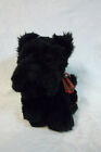 1985 Prestige Toy Co Black Scottish Terrier 10" Plush Soft Toy Stuffed Animal