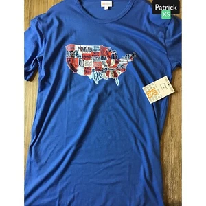 LuLaRoe 2019 New Americana Patrick XS Xtra Small - Picture 1 of 1