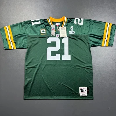 100% 正品 Charles Woodson Mitchell Ness 2010 包装工队球衣 56 码 3XL 男式 — 第 1/4 张图片