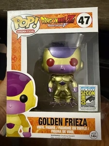 Funko Dragon Ball Z Golden Frieza 47 SDCC 2015 Exclusive Red Eyes W/ HARD PROTEC - Picture 1 of 7