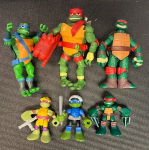 Ninja Turtles Mix Lot Half Shell & Playmates TMNT Figuren Leonardo, Raphael, Don - Bild 1 von 15