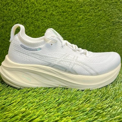 Zapatillas deportivas Asics Gel-Nimbus 26 para mujer talla 7,5 blancas beige Foto 1 de 4