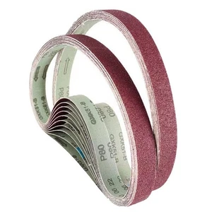 Multi Grit 1 x 30in Sanding Belt Set Pack of 18 for Different Applications - Picture 1 of 9