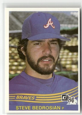 1984 DONRUSS #565 STEVE BEDROSIAN ATLANTA BRAVES - Image 1 of 2