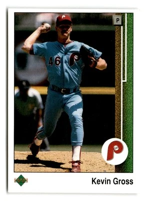 1989 Kevin Gross Upper Deck - Philadelphia Phillies - Image 1 of 2