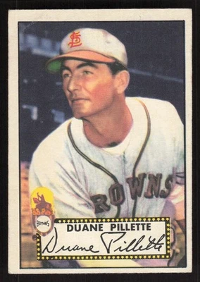 1952 TOPPS DUANE PILLETTE 82 VG-EX BASEBALL ST. LOUIS BROWNS - Image 1 of 2