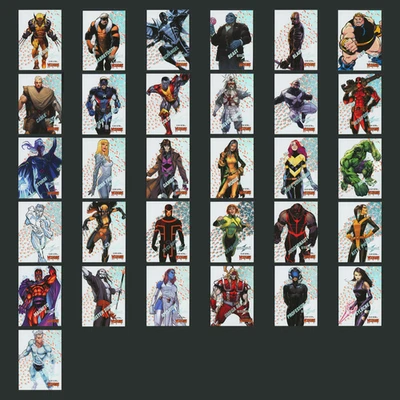 2022 Fleer Ultra Wolverine Ultrabilities Complete Set 31 Cards Deadpool X23 Hulk Foto 1 de 4