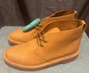 Clarks Overdale Mid 26168723 Botas Chukkas Para Hombre Marrón Nubuck Con Cordones Talla 10 - Imagen 1 de 5