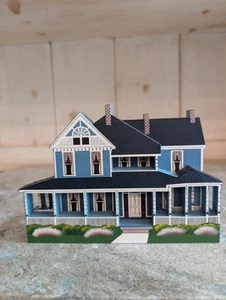 VTG Shelia's Houses -1996 "Montgomery House" Shelf Sitter Wood 3D - Picture 1 of 8