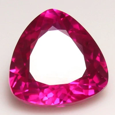 Natural 11.55 Ct Certified UTAH Bixbite Red Beryl 13x13 MM Trillion Cut Gemstone - Image 1 of 4