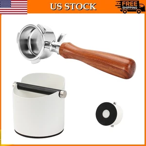 Coffee Knock Box Ground Container 54mm Espresso Portafilter 3 Ears For Breville - Picture 1 of 13