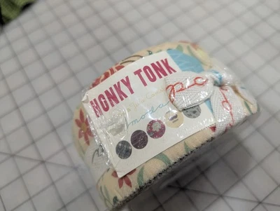 Honky Tonk jelly roll by Eric and Julie Camstock for Moda cotton quilt fabric - Image 1 of 3