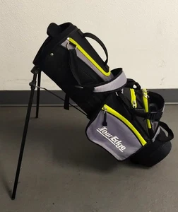 Tour Edge Junior Golf Stand Bag - Black / Silver - Picture 1 of 4