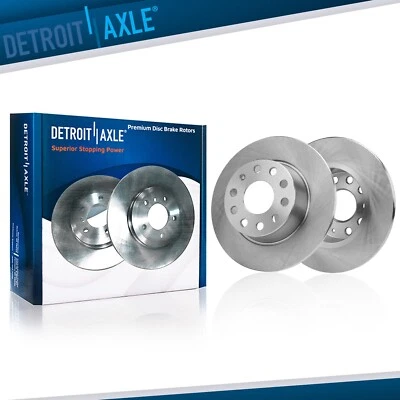 Juego de rotores de freno de disco sólido trasero de 10,71 pulgadas (272 mm) para Volkswagen Jetta Taos Foto 1 de 4