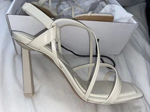 ALDO woman’s Amila Heeled Sandals in White UK8 EU41 - Picture 1 of 7