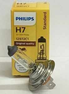 PHILIPS Standard H7 12V 55W PX26d Car Headlight Bulb 12972C1 - Picture 1 of 3