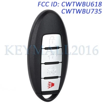 CWTWBU618 CWTWBU735 Remote Key Fob for Nissan Maxima Sentra for Infiniti M35 M45 - Image 1 of 4