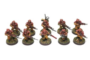 Warhammer Imperial Guard Cadian Shock Troopers Well Painted JYS16 - Picture 1 of 6