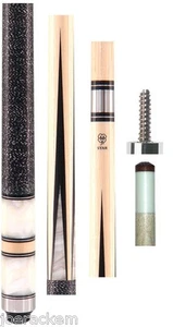 McDermott Star Cue S25 White Pearl - Free 1x1 Hard Case & FREE SHIP - Picture 1 of 3