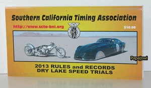 Bonneville Salt Flats SCTA 2013 Rules & Records Book Dry Lake Speed Trials - Picture 1 of 6