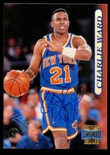 Charlie Ward #86 signed 1996 Topps TSC Score Board Embossed Authentic Autograph