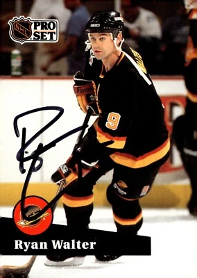 Ryan Walter - Signed 1991-92 Pro Set Card #504 - Image 1 of 2