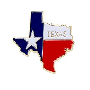 SOMBRERO DE PIN DE SOLAPA DEL ESTADO DE LA BANDERA DE TEXAS TAC Regalo perfecto fiesta favor a granel EE. UU. gratis - Imagen 1 de 4