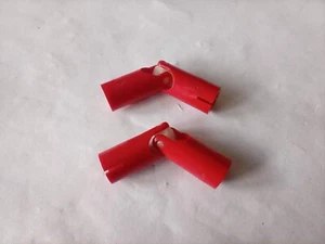 2 x Lego Rot Alter Stil Universal Drehgelenk - Bild 1 von 2