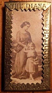 Avery Needle Case The DIANA - VERY RARE VERSION Woman + Girl with Basket - Picture 1 of 11