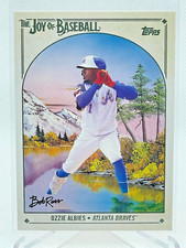 2023 Topps x Bob Ross OZZIE ALBIES The Joy Of Baseball Card #52 Atlanta Braves