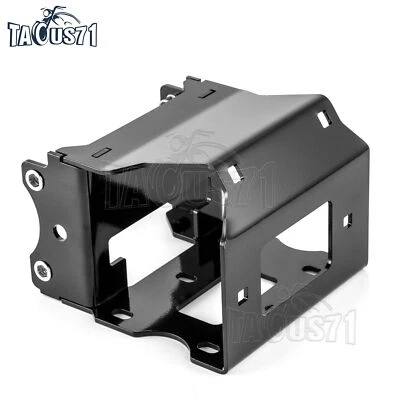 Placa de montaje de cabrestante delantero negro para ATV Polaris Sportsman 400 450 500 550 570 850 Foto 1 de 4