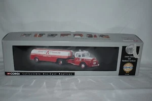 Corgi 1:15 Flying "A" Gasoline Mack LJ Semi W/Skirted Tanker Trailer #51002 - Picture 1 of 6