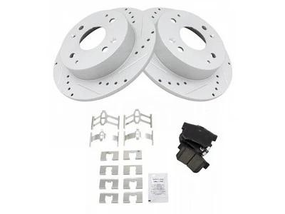 Kit de pastillas de freno y rotor trasero para Honda Accord 1998-2002 83577MVGJ 1999 2000 2001 Foto 1 de 2