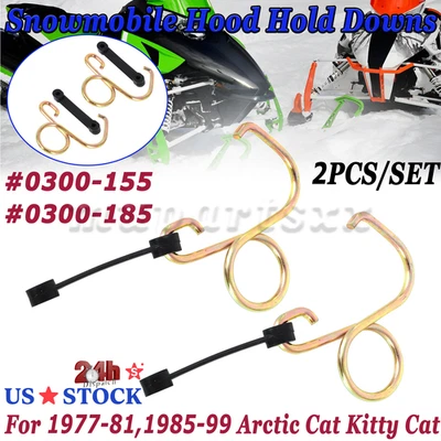 For Arctic Cat Kitty Cat Snowmobile Hood Hold Downs 0300-155 0300-185 Durability - Imagem 1 de 4