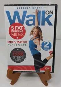Walk On 5 Fat Burning Miles Jessica Smith with 2 Bonus Workouts DVD NEW - Foto 1 di 4