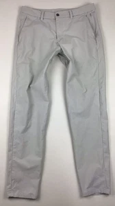 Pantalones ajustados Lululemon Commission 34 cuchara plateada para hombre - Imagen 1 de 7