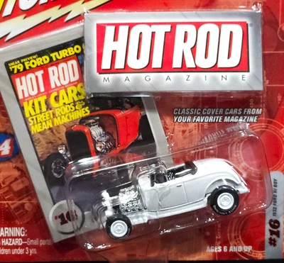 Johnny Lightning 1932 Ford Hi Boy WHITE LIGHTNING 2003 Auto Fest SAMPLE Car RARE - Image 1 of 4