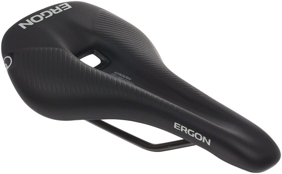 Ergon SR Comp Saddle Titanium Black Men's Medium Large Synthetic Cut out