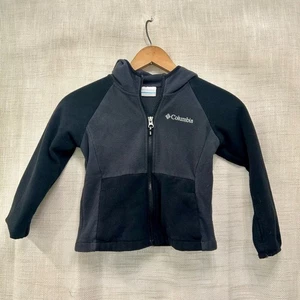 Columbia Boys XXS 4/5 Black Fleece Lightweight Jacket Coat - Picture 1 of 6