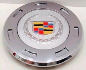 1X 2007-2013 CADILLAC ESCALADE COLOR CREST 22" WHEEL CENTER CAP 9596649 - Picture 1 of 1