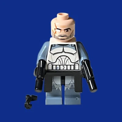 Lego 7964 Star Wars Commander Wolffe Phase 1 Minifigure 2011 Retired No Helmet - Image 1 of 4