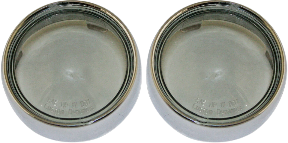 Lentes de señal de bala DYNAMIC PERSONALIZADAS - Cromo/Humo PB-B-BEZ-CS Foto 1 de 1