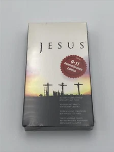 Jesus (Sealed VHS) Brian Deacon 9-11 Remembrance Edition with FDNY Heroes - Imagen 1 de 3