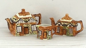Price Kensington Juego de 2 teteras y 1 crema Cottage Ware Inglaterra 845007 - Imagen 1 de 23