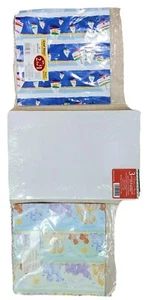 3 Shirt Gift Boxes Plus 4 Sheets Gift Wrap Sailboats Babies Joy - Picture 1 of 9