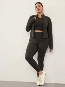 NUEVO CON ETIQUETAS Athleta Ultra High Rise Elation 7/8 Apretado XL Trufa Elastizado Absorción Yoga - Imagen 1 de 10