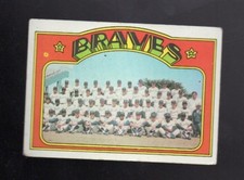 1972 TOPPS ATLANTA BRAVES TEAM PICTURE #21