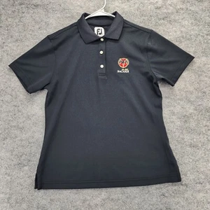 FootJoy Poloshirt Damen Größe Small Kurzarm Schwarz Bacardi Rum - Bild 1 von 8